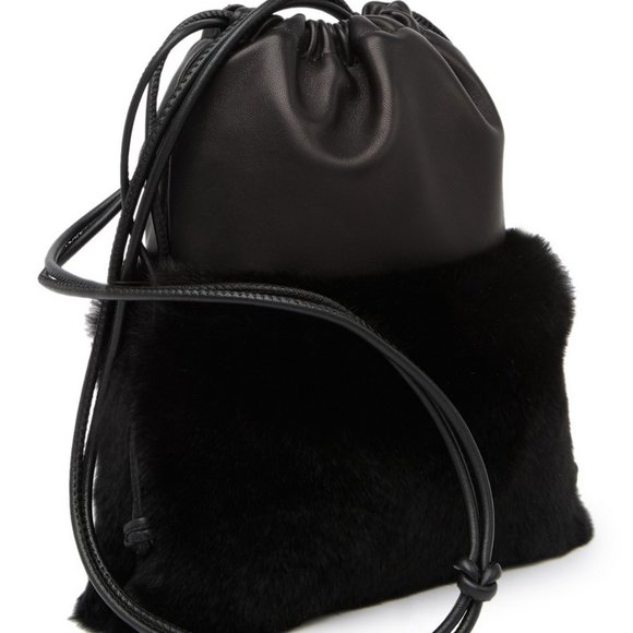 NEW Alexander Wang Ryan Rabbit Fur Bag - Picture 14 of 14